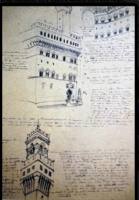 Le Corbusier e suoi schizzi dal viaggio in Italia